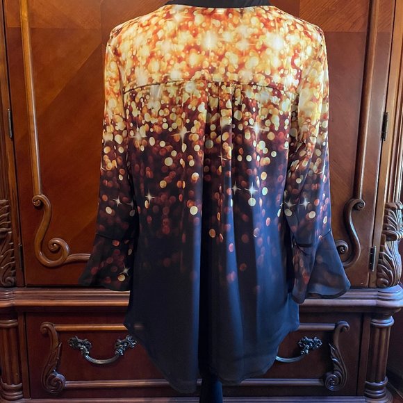 Brown and Black Top - Picture 4 of 4